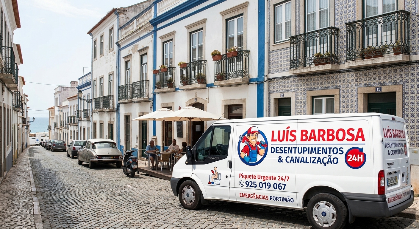 Carrinha de intervenção Luís Barbosa nas ruas de Portimão